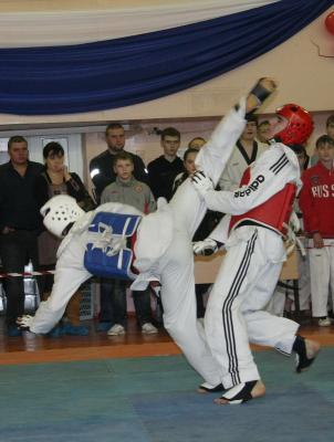 За награды первенства Рязанской области по тхэквондо боролись юноши из четырёх регионов